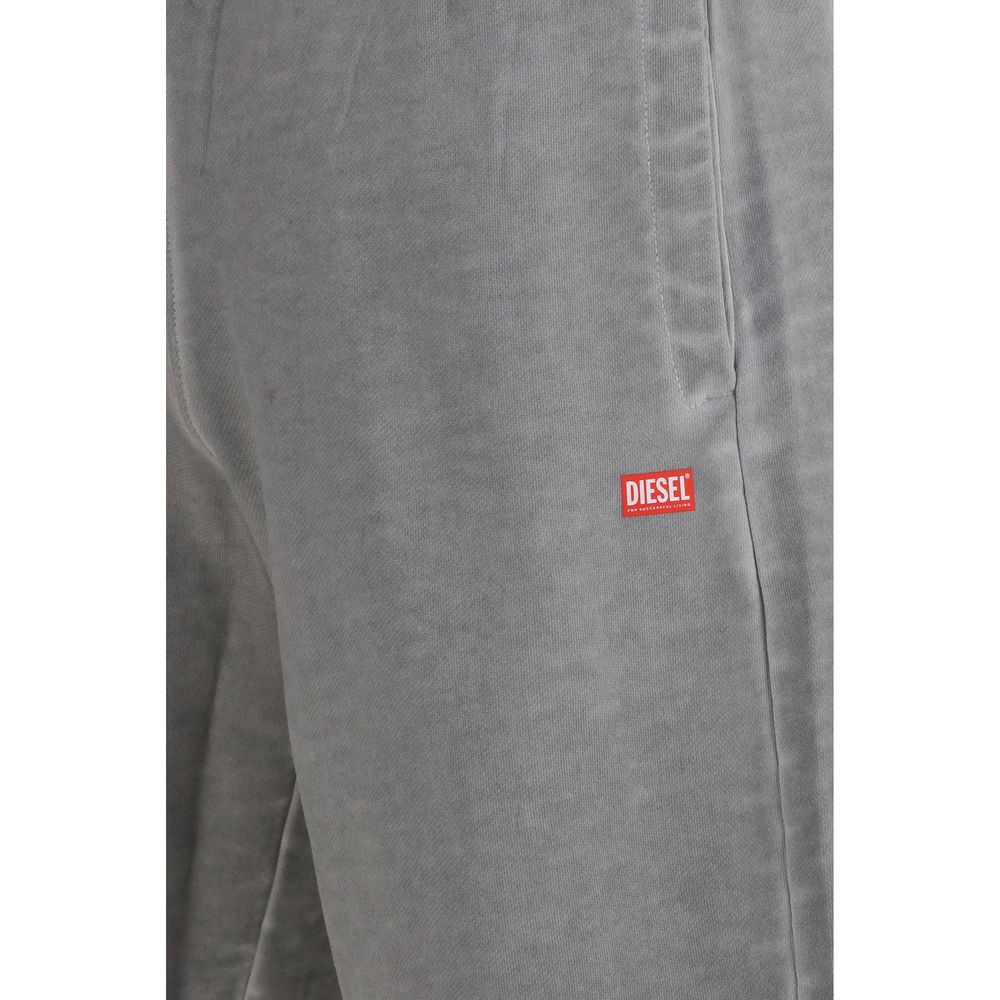 Gray Cotton Bermuda Shorts
