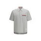 Gray Cotton Polo Shirt