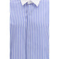 Blue Cotton Pattern Shirt