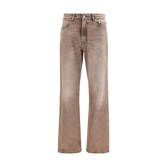 Multicolor Cotton Bootcut Jeans