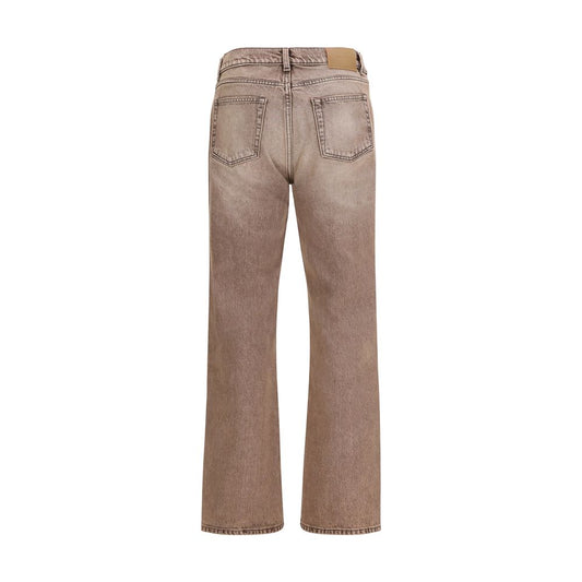Multicolor Cotton Bootcut Jeans