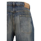 Blue Cotton Relaxed Fit Jeans