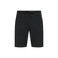 Black Cotton Bermuda Shorts