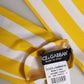 Yellow White Stripes Nylon Elbow Length Women Gloves