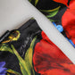 Multicolor Floral Print Elbow Length Women Gloves