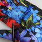 Multicolor Floral Print Elbow Length Women Gloves