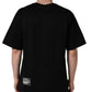 Black Logo Embroidered Men Crew Neck T-shirt