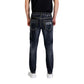 Blue Cotton Skinny Jeans