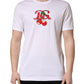 White DG Cherries Cotton Crew Neck  T-shirt