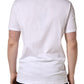 White DG Cherries Cotton Crew Neck  T-shirt