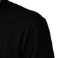 Black Logo DG Print Cotton Crew Neck T-shirt