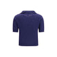 Blue Silk Dress Shirt