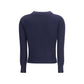 Blue Merino Wool Cardigan