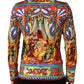 Multicolor Teatro Dei Pupi Men Long Sleeves  T-shirt