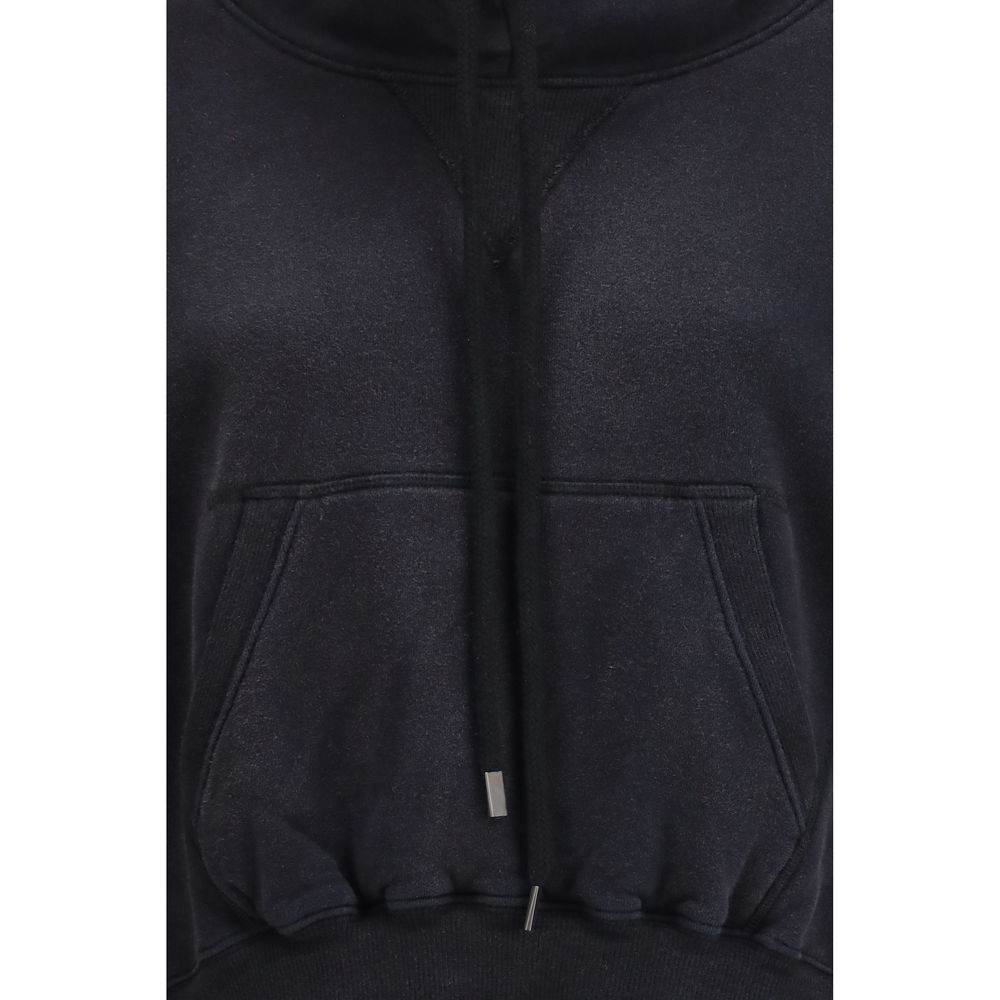 Black Cotton Sweatshirt