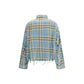 Blue Cotton Pattern Shirt