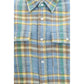 Blue Cotton Pattern Shirt