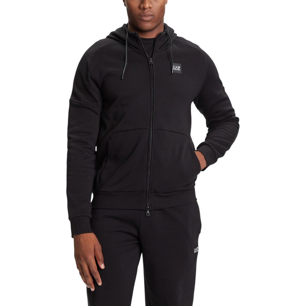 Black Cotton Sweatsuit
