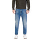 Blue Cotton Skinny Jeans