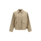 Beige Cotton Bomber