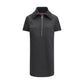 Gray Cotton Casual Dress