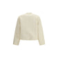 Beige Cotton Bomber