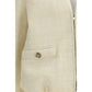 Beige Cotton Bomber