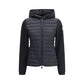 Black Polyamide Full-Length Jacket