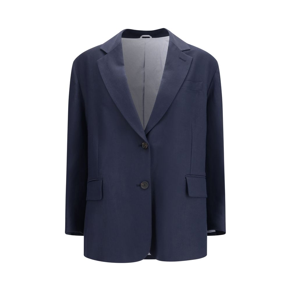 Blue Viscose Coat