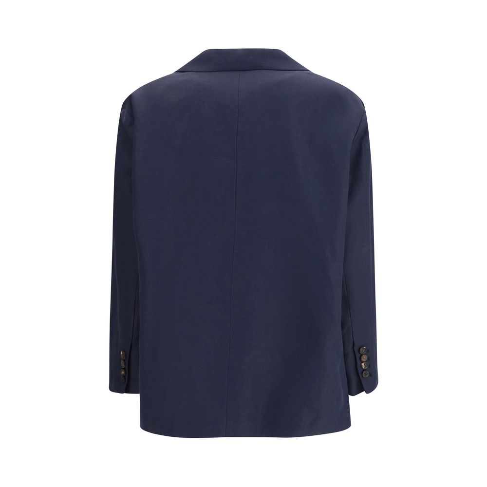 Blue Viscose Coat