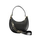Black Polyurethane Women Handbag