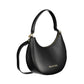 Black Polyurethane Women Handbag