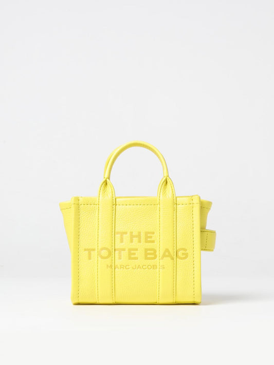 Bicolor Leather Tote Bag