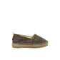 Beige Textile Women Platform Sandal
