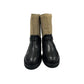 Beige Leather Women Boot