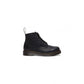 Black Leather Athletic Sneakers