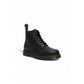 Black Leather Athletic Sneakers