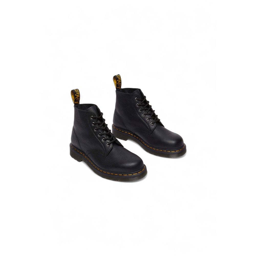 Black Leather Athletic Sneakers