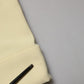 Yellow High Waisted Straight Pleated Trouser Pants