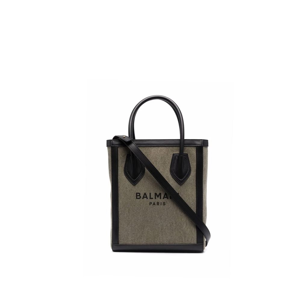 Bicolor Cotton Tote Bag