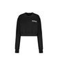 Black Cotton Sweatshirt