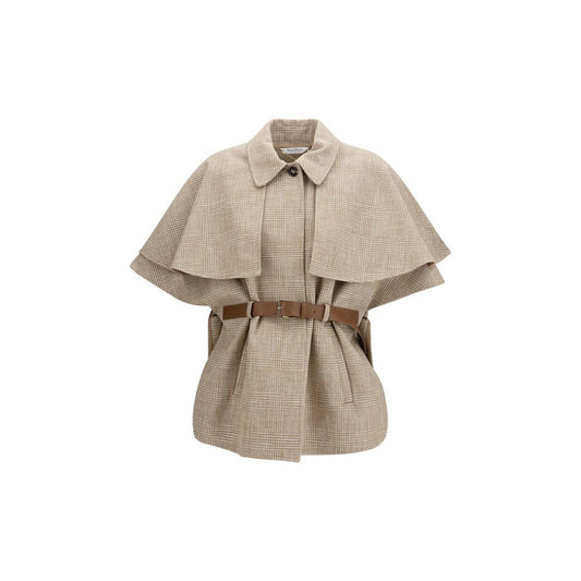 Beige Cotton Coat