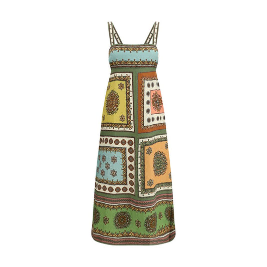 Multicolor Viscose Casual Dress