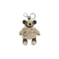 Beige Cashmere Keychain