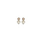Multicolor Brass Earrings