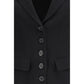 Black Fleece Wool Jacket