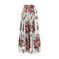 Multicolor Cotton Long Skirt