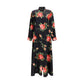 Multicolor Silk Casual Dress