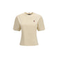 Beige Cotton T-Shirt