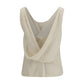 Beige Viscose Blouse
